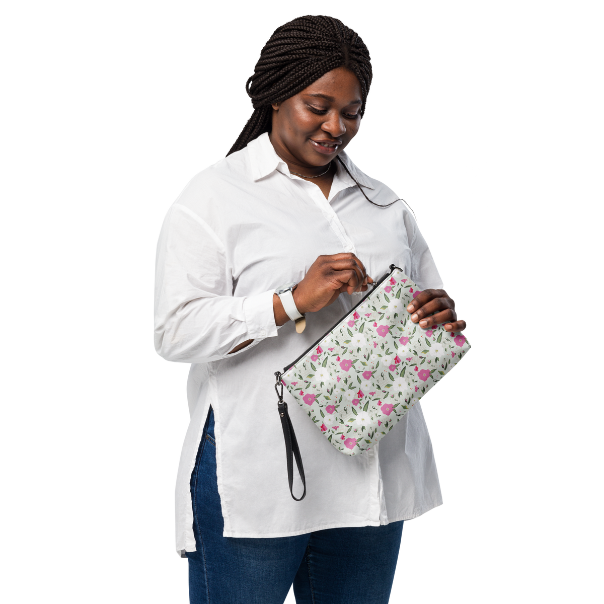 Crossbody bag Oleander Pink on Mint