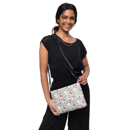Crossbody bag Oleander Pink on Mint
