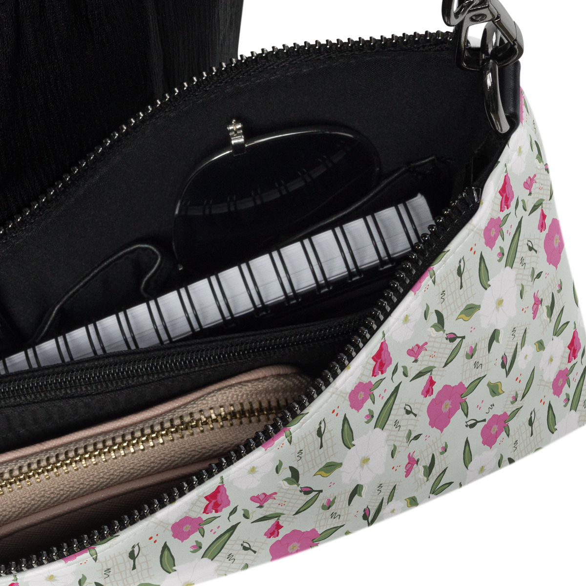 Crossbody bag Oleander Pink on Mint
