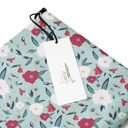 Crossbody bag Oleander Red on Aqua
