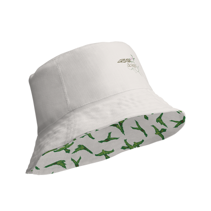 Reversible bucket hat Birds in Flight Stone