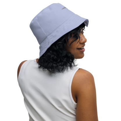 Reversible bucket hat Birds in Flight Blue