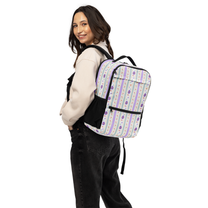 Utility backpack Satin Ribbons Purple
