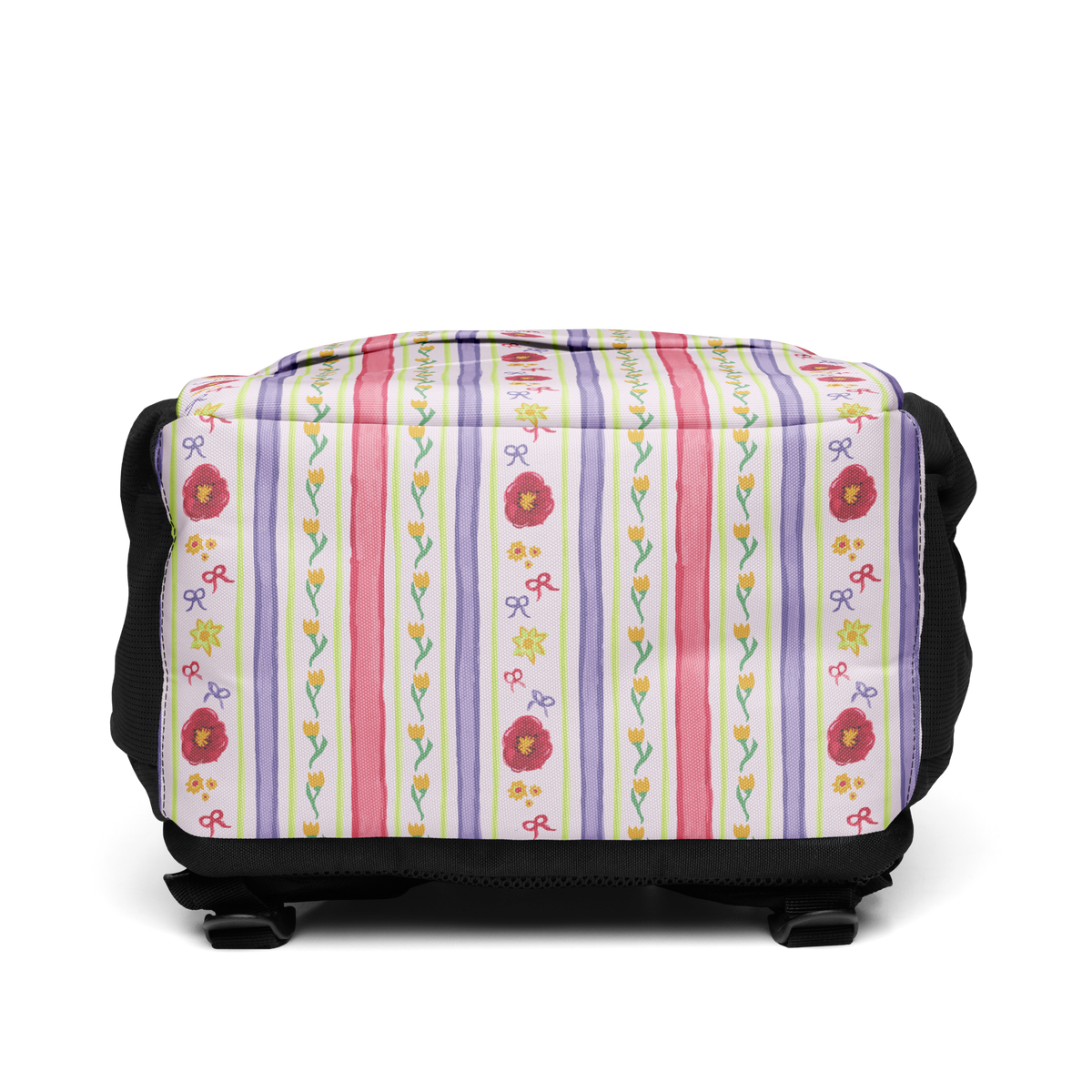 Utility backpack Satin Ribbons Red