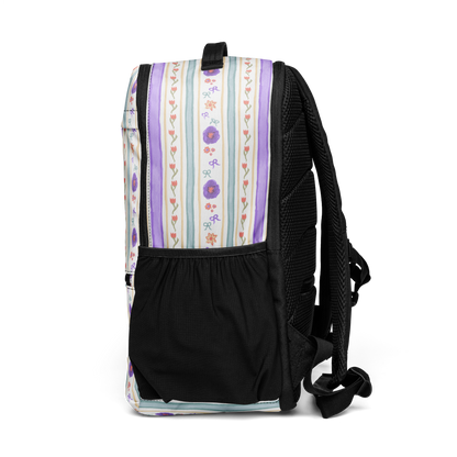 Utility backpack Satin Ribbons Purple