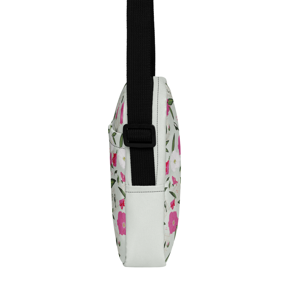 Utility crossbody bag Oleander Pink on Mint