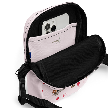 Utility crossbody bag Teddybear Tales Red