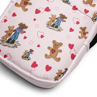 Utility crossbody bag Teddybear Tales Red