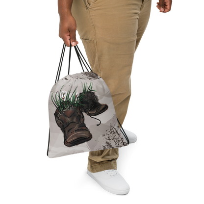 Drawstring bag Flower Boots