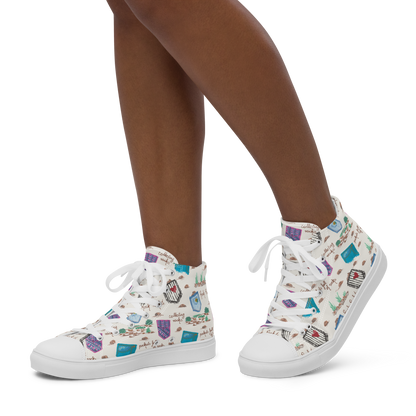 Women’s high top canvas shoes Rock Pockets
