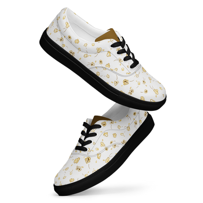 Women’s lace-up canvas shoes Popcorn Party