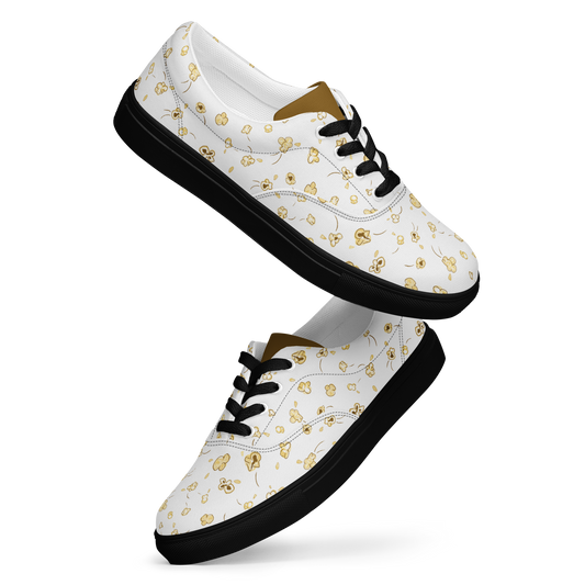 Women’s lace-up canvas shoes Popcorn Party