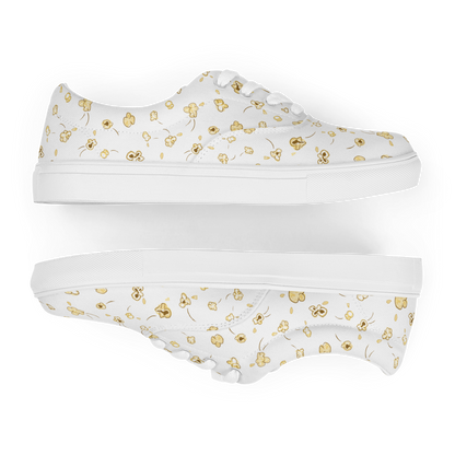 Women’s lace-up canvas shoes Popcorn Party