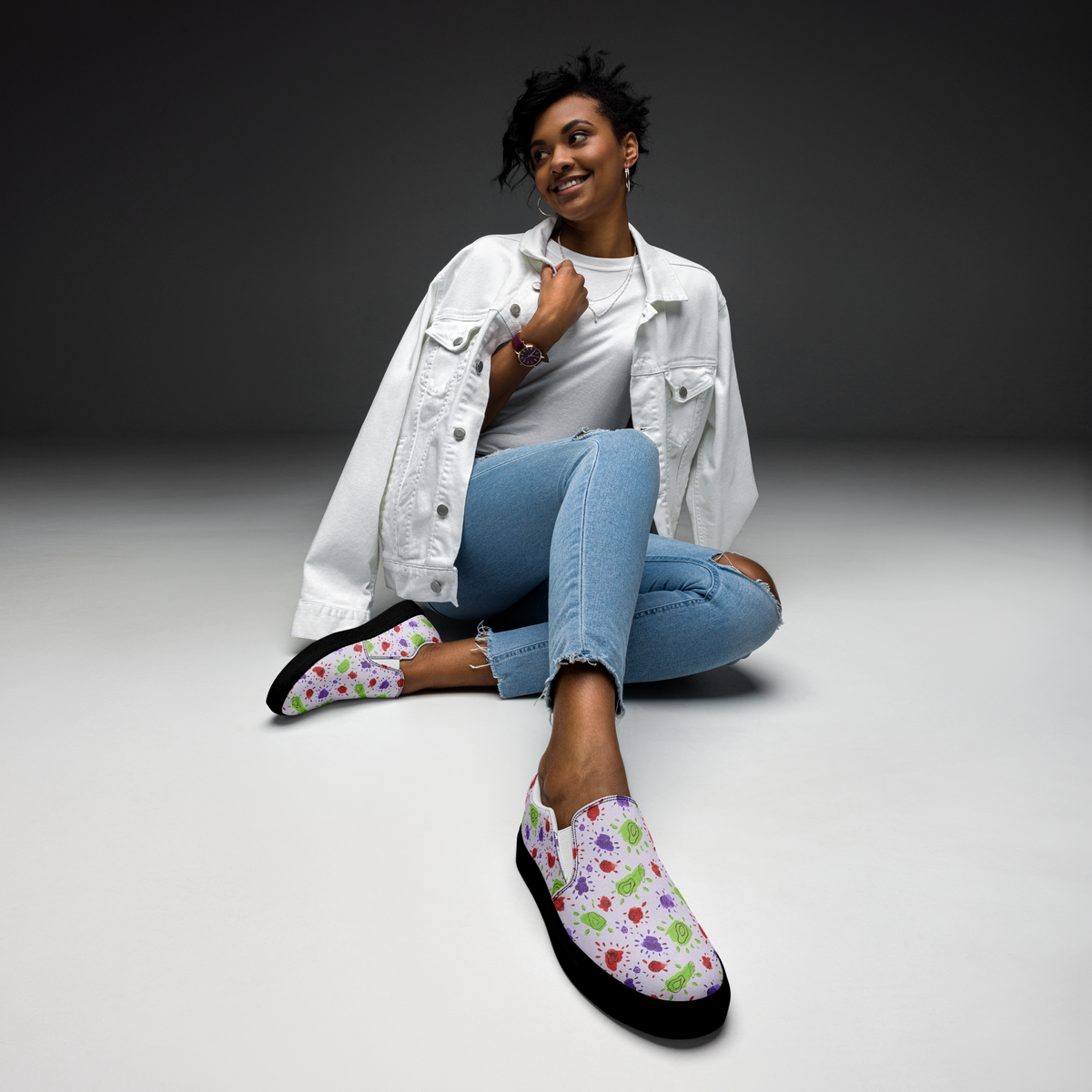 Women’s slip-on canvas shoes Snack Smash