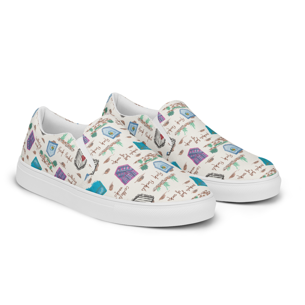 Women’s slip-on canvas shoes Rock Pockets